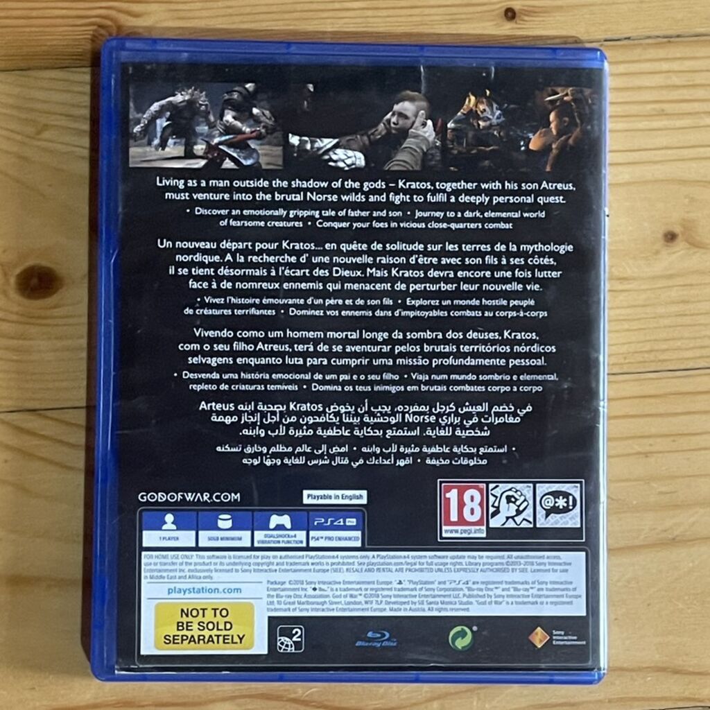 God of War PS4 — Blu-ray disk, orijinal qab — Oyunlar, konsollər və proqramlar, İsmayıllı (4)