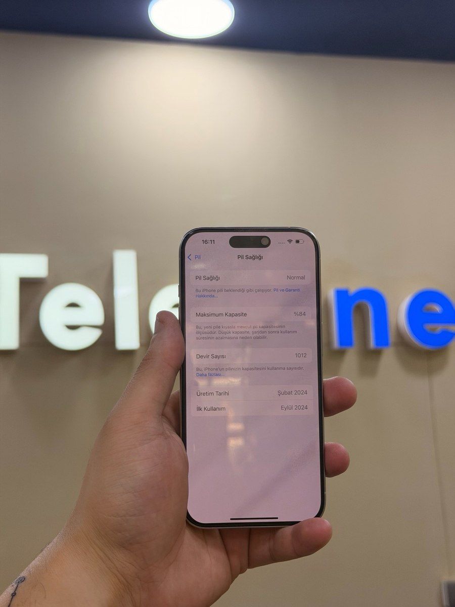 Apple iPhone 15 Pro White Titanium 256GB/8GB — Smartfonlar, Bakı (6)