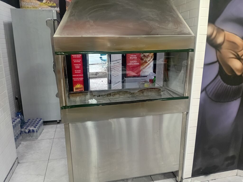 Paslanmayan poladdan hazırlanmış restoran tipli manqal/ocaq sistemi