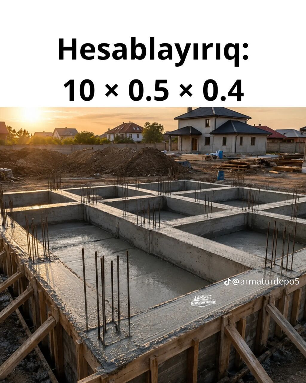 Monolit beton tökmə və armatur-kalıp xidməti - Bünövrə, kəmər, kolon — Tikinti və təmir, Masallı (9)