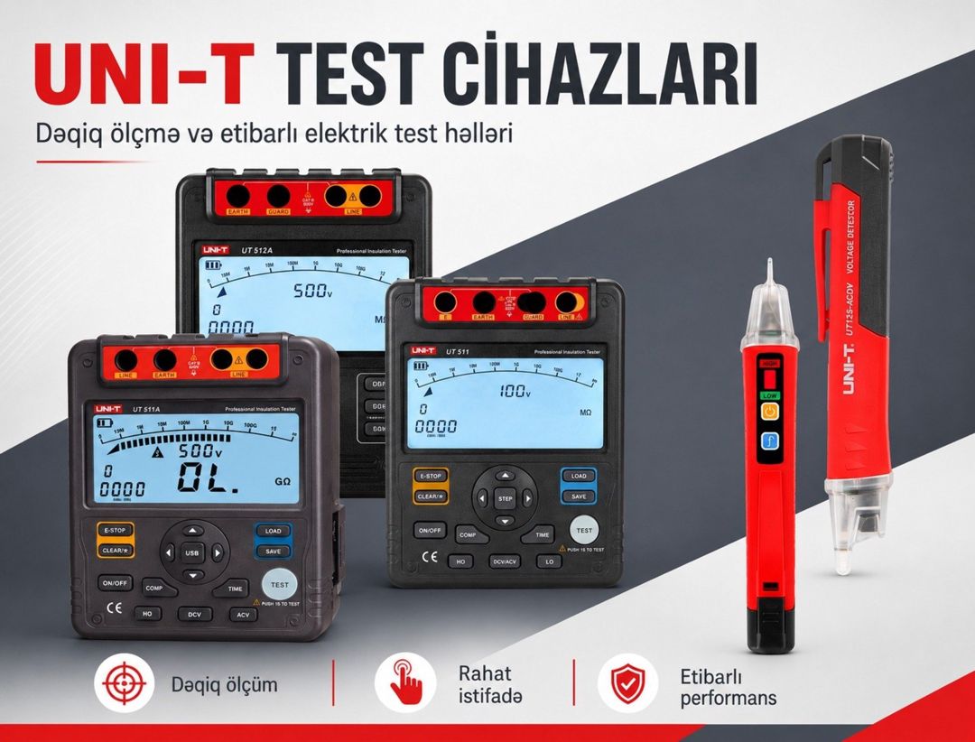 "UNI-T" test cihazları — Mallar, Bakı