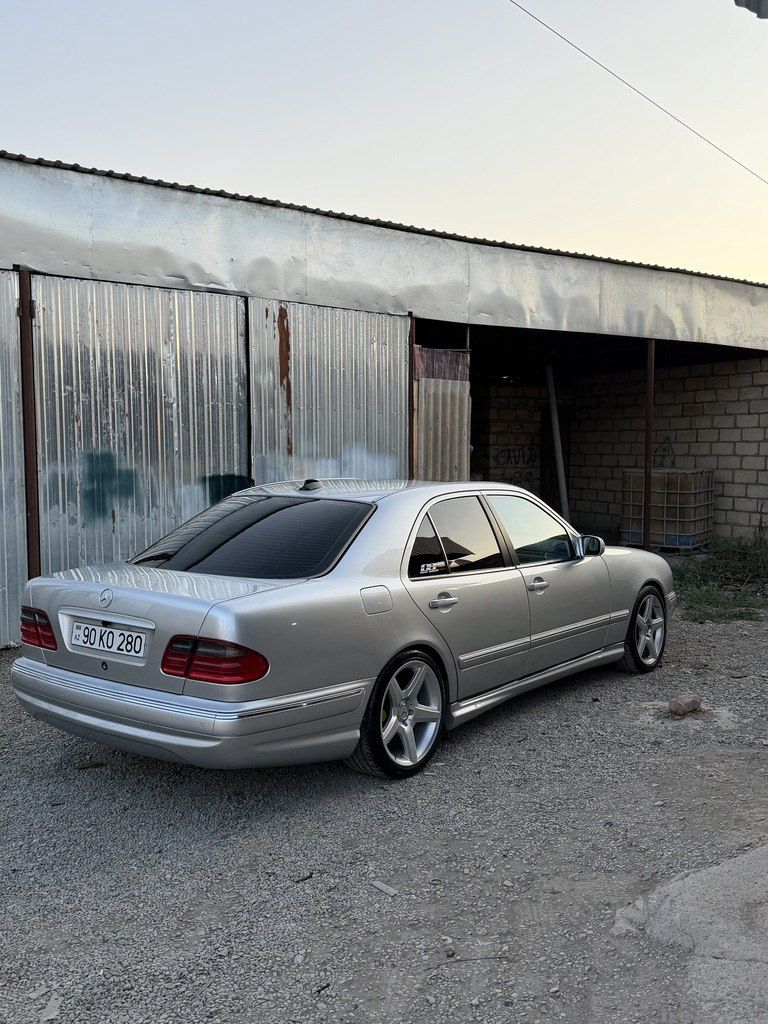 Mercedes E 320, 3.2 L, 1999 il, 324 000 km — Avtomobillər, Şəmkir (4)