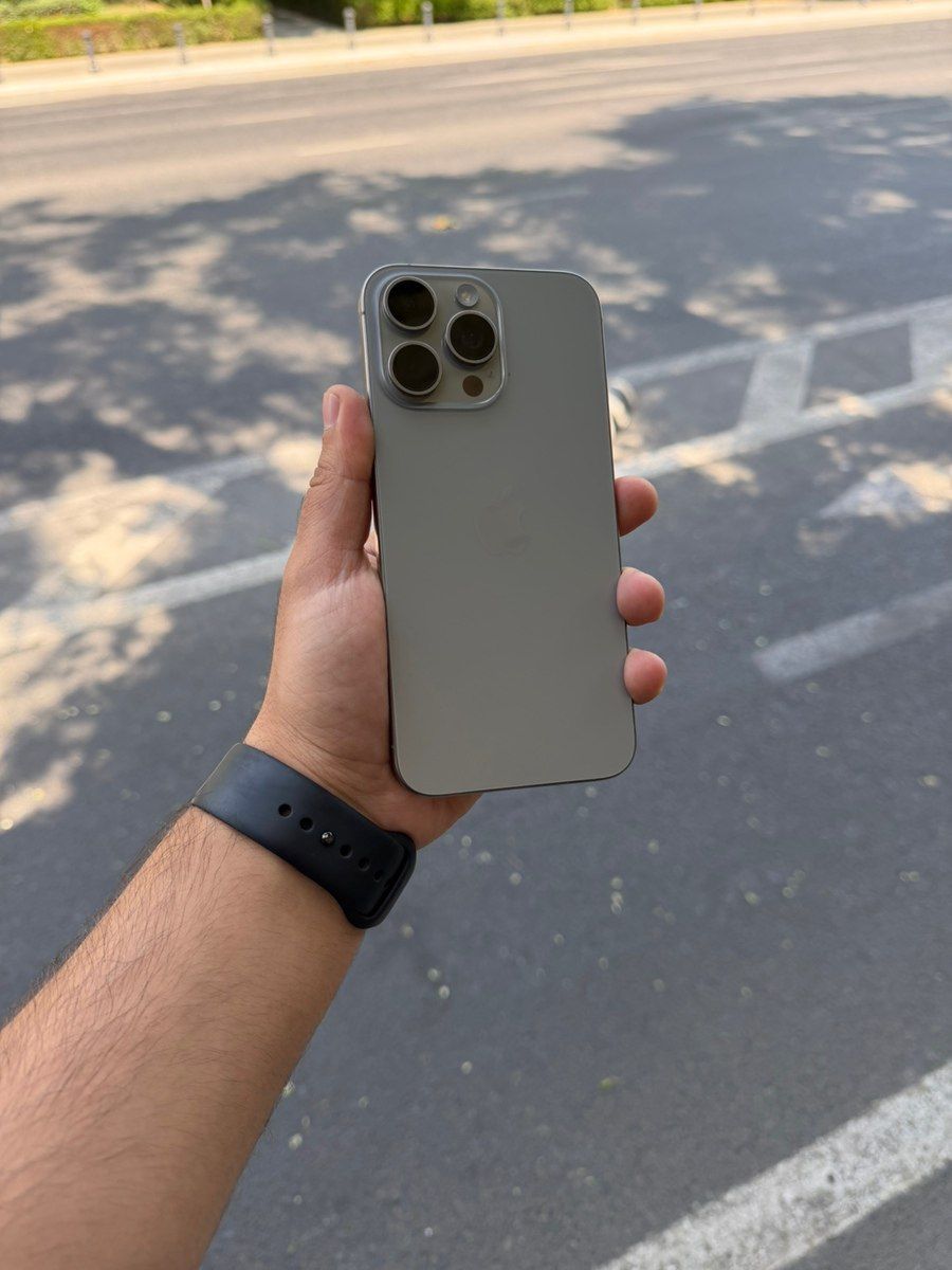 Apple iPhone 15 Pro Max Natural Titanium 256GB/8GB — Smartfonlar, Bakı