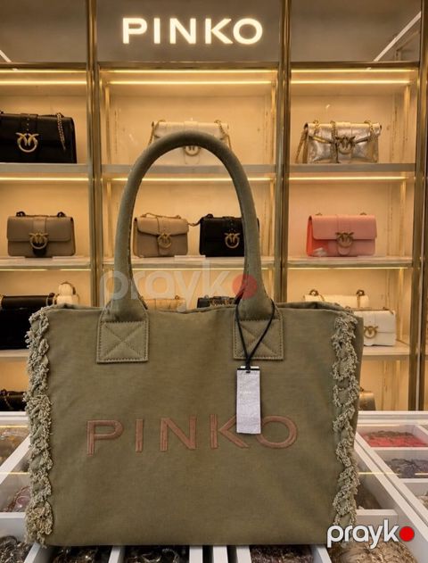PINKO parça tote çantası — orijinal, yeni, ABŞ-dan