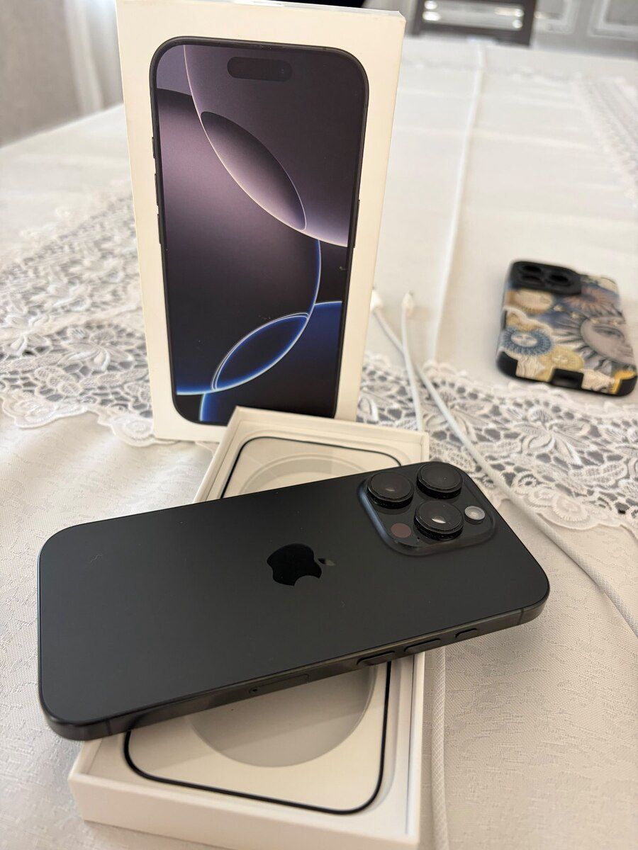 Apple iPhone 16 Pro Black Titanium 256GB/8GB — Smartfonlar, Bakı (6)