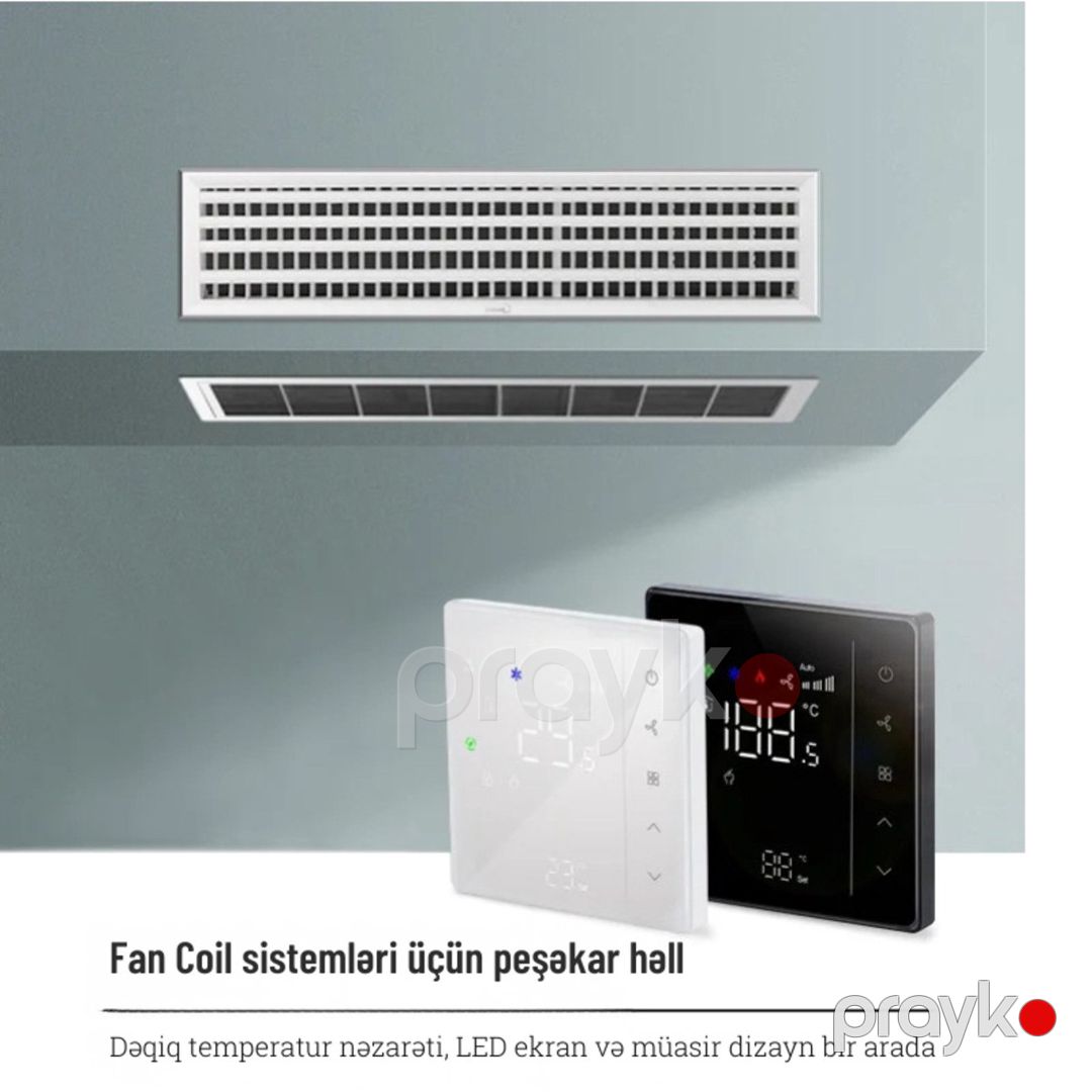 Ağıllı Fan Coil Termostatı Tuya WiFi (2-Pipe FCU) — Mallar, Bakı (6)
