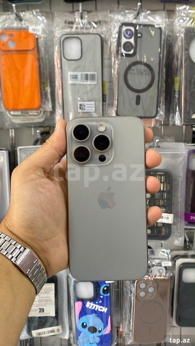 Apple iPhone 15 Pro Natural Titanium 256GB/8GB — Telefonlar və qadjetlər, Gəncə (4)