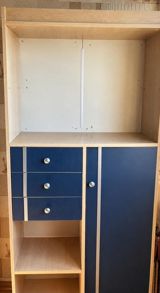Uşaq/yeniyetmə otağı üçün çoxfunksiyalı şkaf-komod - Material — Furniture