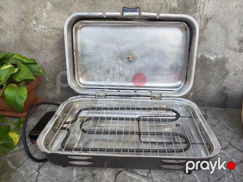Elektrik manqal/qril – qapaqlı, stolüstü model. - Güclü elektrik — Bakı