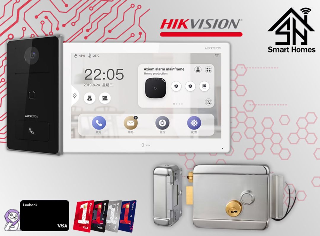 Hikvision 10 düymlük Wi-Fi villa domofon dəsti — Təhlükəsizlik sistemləri, Bakı (4)