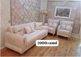 - 3 hissəli dəst: 1 iri divan + 2 kreslo - Rəng: krem/bej tonları - — Furniture