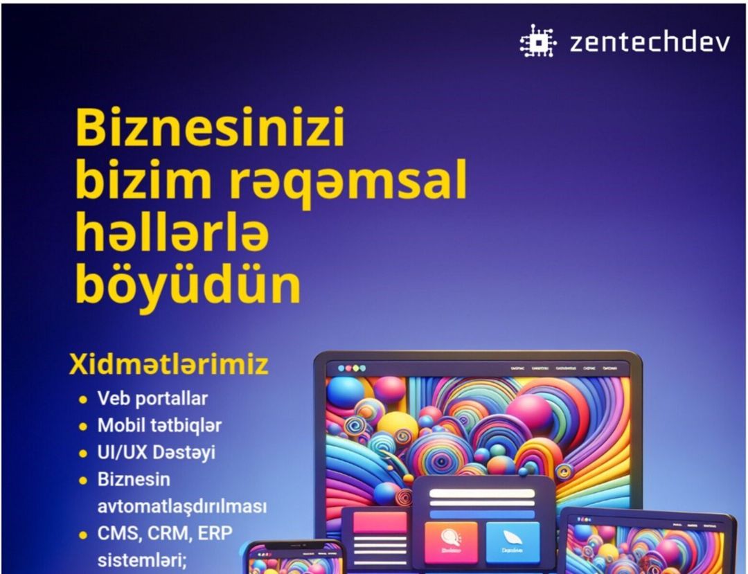 Veb sayt, mobil tətbiq və telegram bot hazırlanması Laravel, React, Flutter — Mallar, Bakı