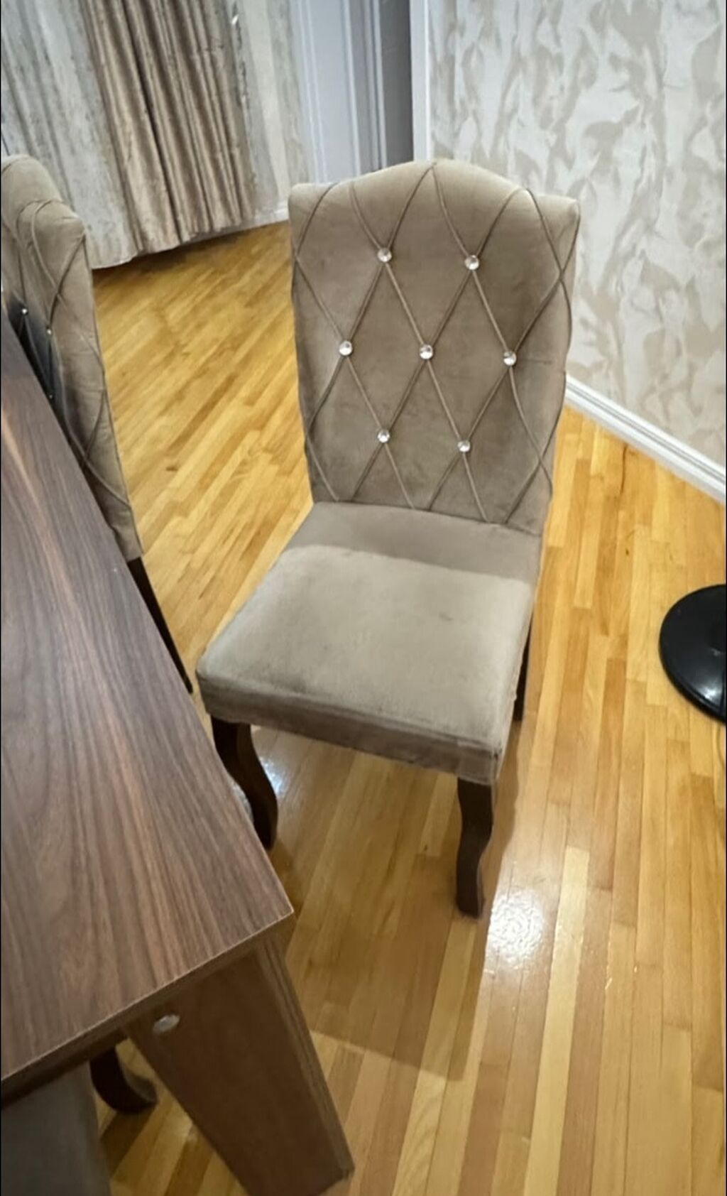 Yemək otağı dəsti – masa və 6 ədəd stul - Masa: düzbucaqlı forma — Mebel, Bakı (2)