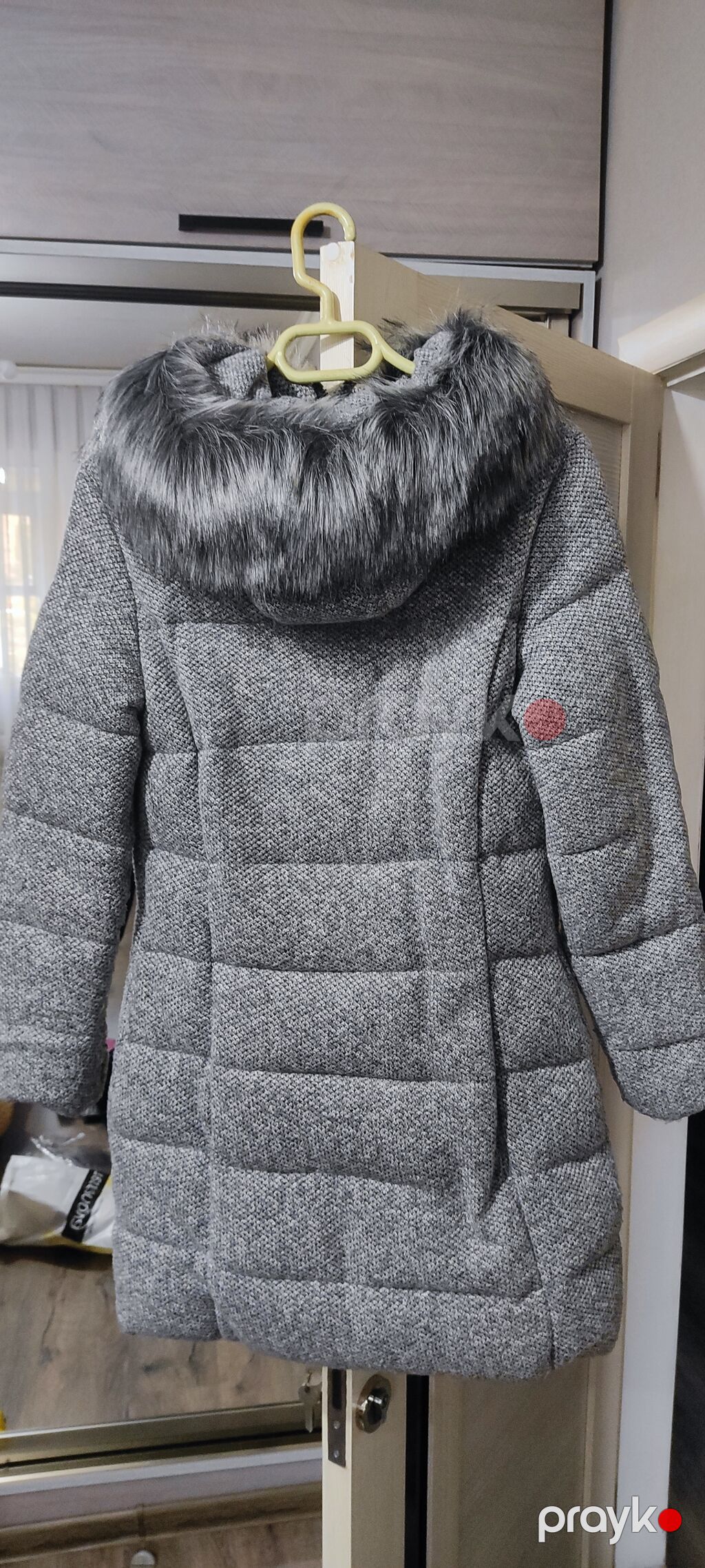 Palto, 2XL, rəng - Boz — Şəxsi əşyalar, Bakı (2)