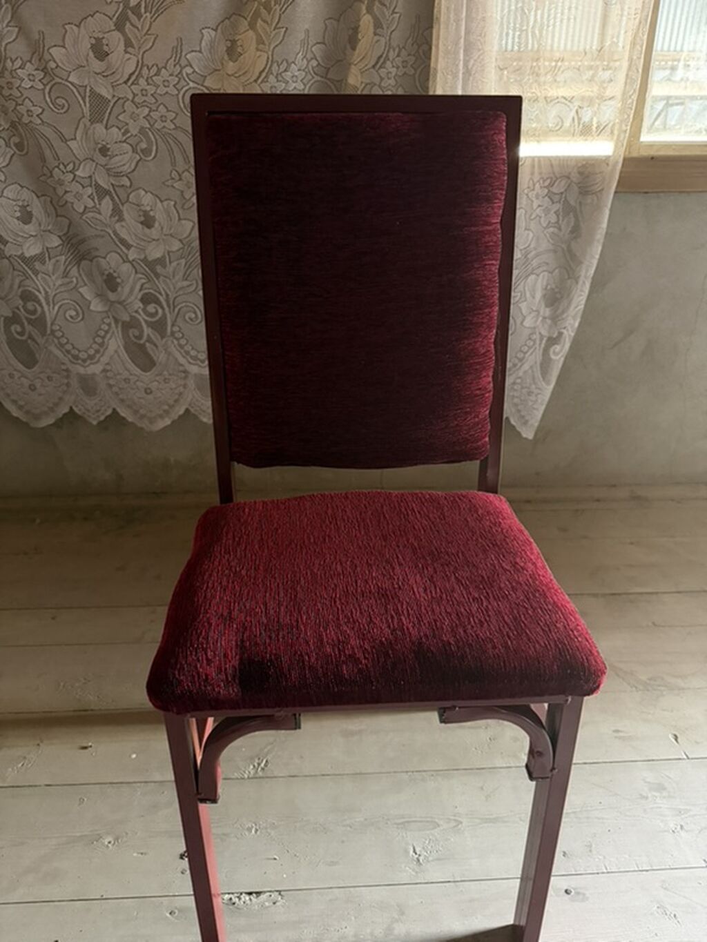 Qonaq otağı üçün, Yeni, Qatlanmayan, rəng - Bordo Stul — Stullar, Sabirabad