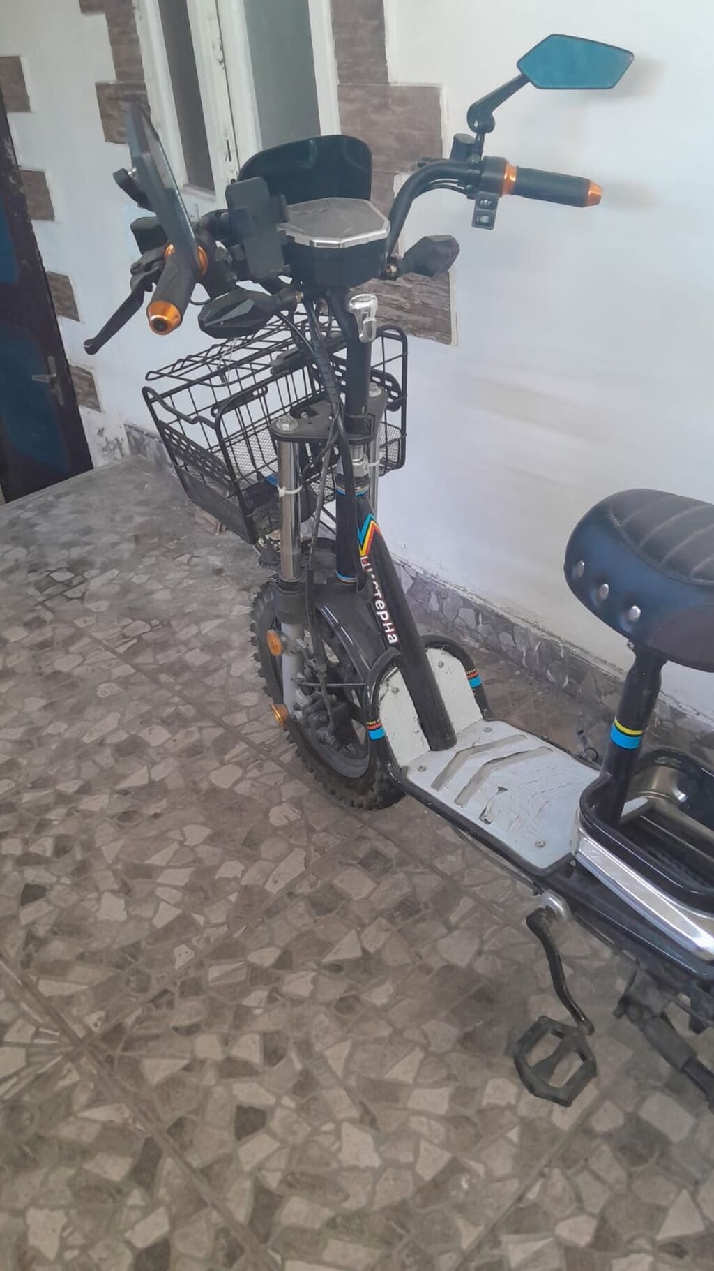 Elektrik velosiped/skuter hibridi – yük daşımalı model Məhsulun əsas — Velosipedlər, Bakı (2)