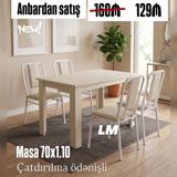 Bağ, mətbəx və eyvanlarınız üçün çox əlverişli Masa + 4 stul dəsti — afa.mebel — Мебель