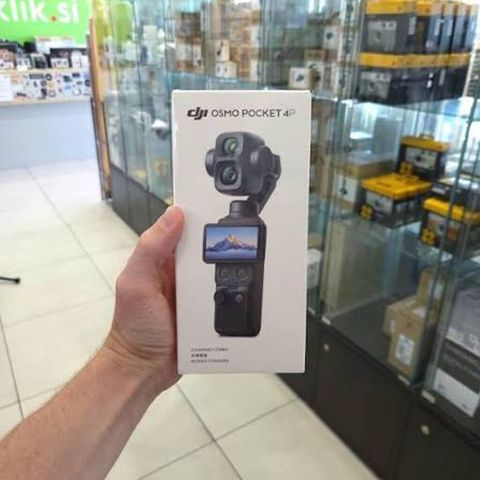 DJI Osmo Pocket 4P– cib ölçülü, 3 oxlu stabilizatorlu ağıllı kamera