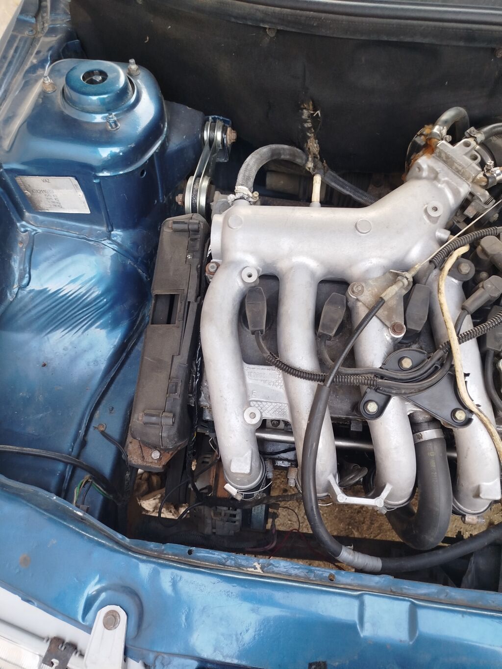 Avtomobil: Lada Samara (Sedan) – Sport paketi Rəng: Göy Dövlət nömrə — Avto, Şirvan (8)