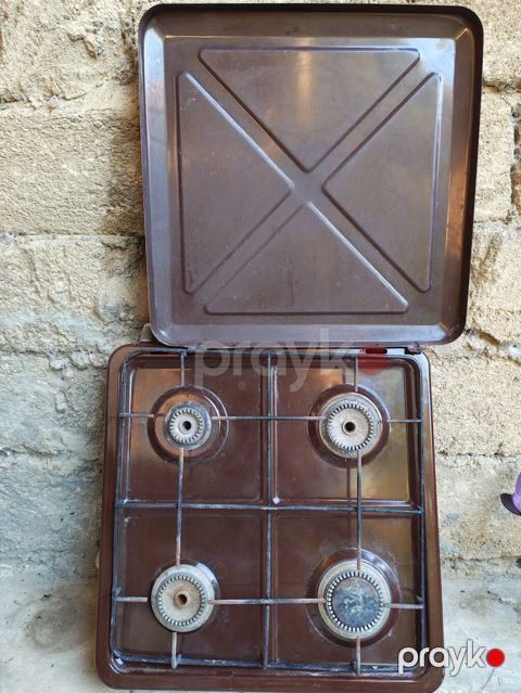 Qaz plitəsi – 4 gözlü, stolüstü model - Material: metal korpus — Bakı