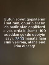 Sovet dövrünə aid qəpik kolleksiyası satılır. Topluda 100 ədəddən çox — Pul Vahidi