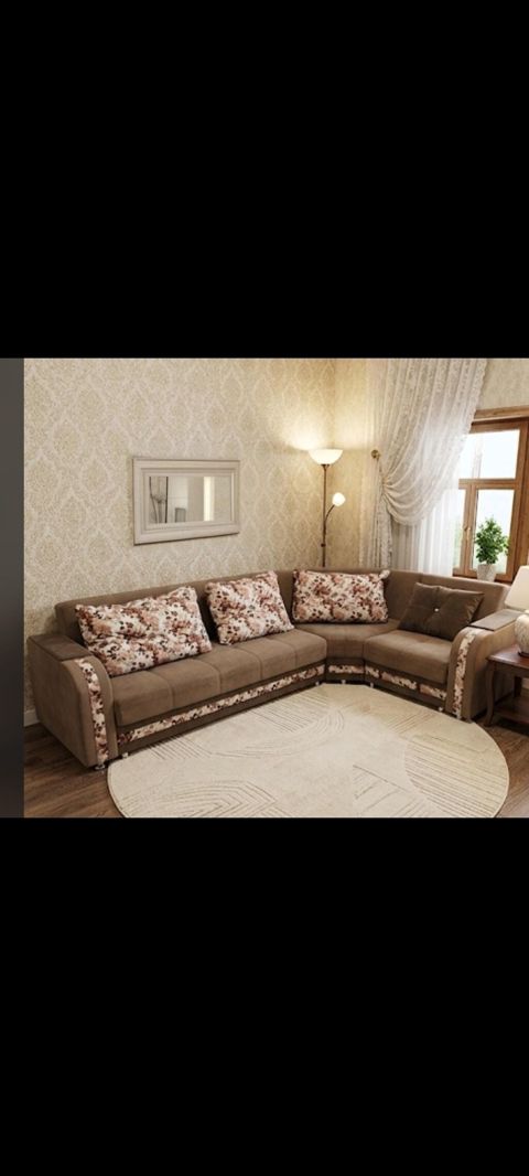 Künc divan, İşlənmiş, Açılan, Bazalı, Çatdırılma yoxdur — NL yeni mebeller alemi — Sofas