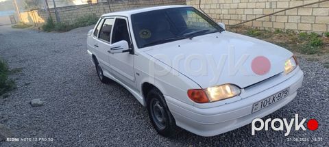 VAZ 2115 “Samara” sedan - Kuzov: 4 qapılı sedan, ağ rəng, aerodinamik — Bakı