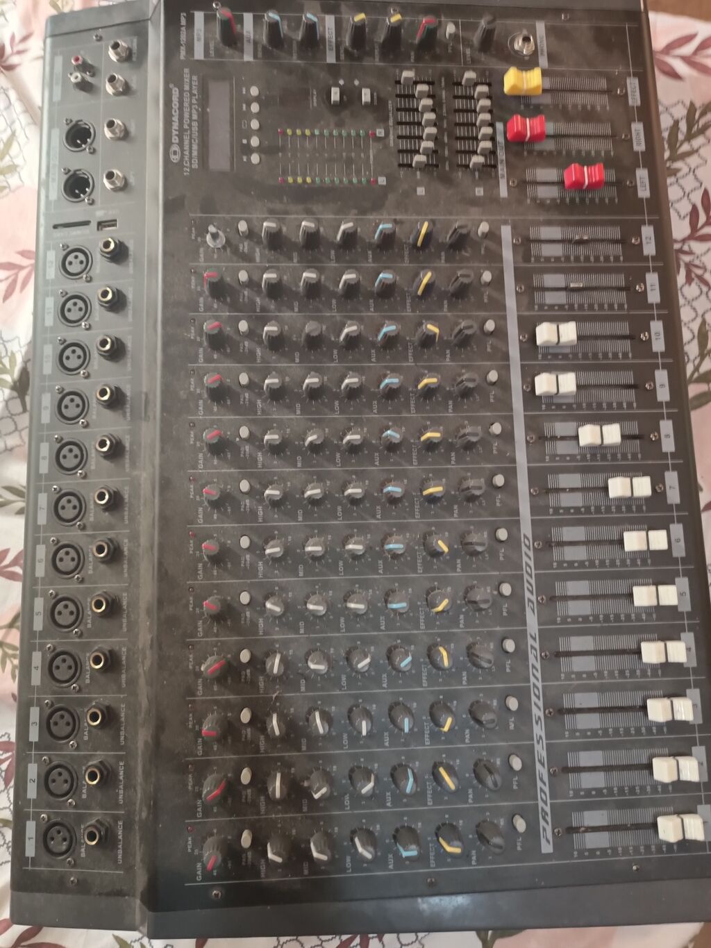 Dynacord PMX-1210A MP3 – 12 kanallı gücləndiricili mikser - 12 giriş — Mallar, Beyləqan (6)