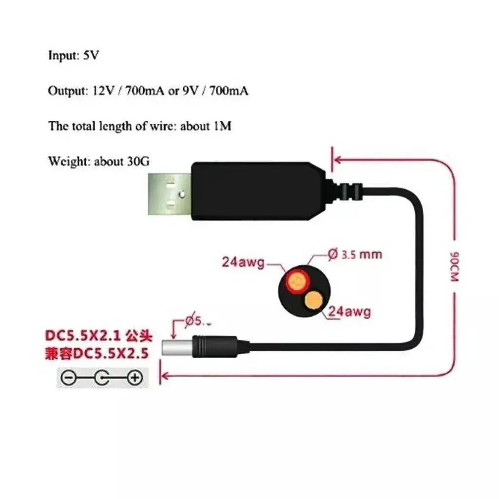 Modem üçün kabel. ✔✔✔ Bu kabel ilə elektrik enerjisini power bank — Elektronika, Lənkəran (2)