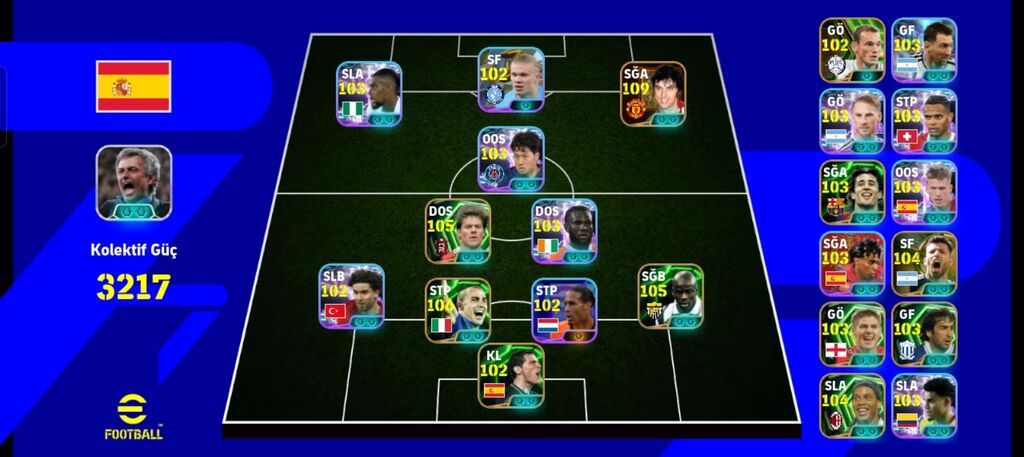 Efootball hesabı, 109 best, 2bombacı,koller və 104-105 reytinqli — Mallar, Bakı