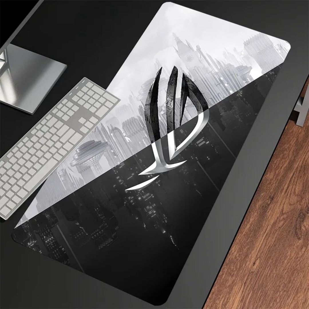 Asus ROG Black-White Logo Speed 90x40sm siçan altlığı — Periferik cihazlar, Bakı (3)