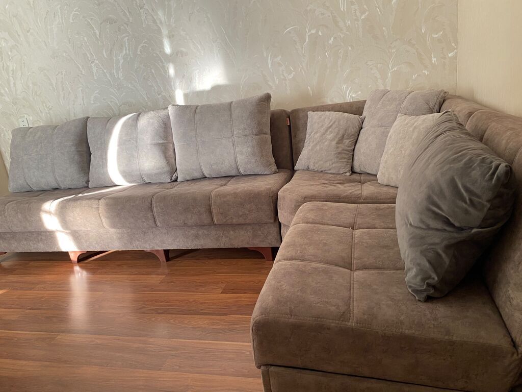 İdeal vəziyyətdə xüsusi düzəlmiş künc divan satılır,ölçü 2×3,heç bir — Mebel, Zərdab