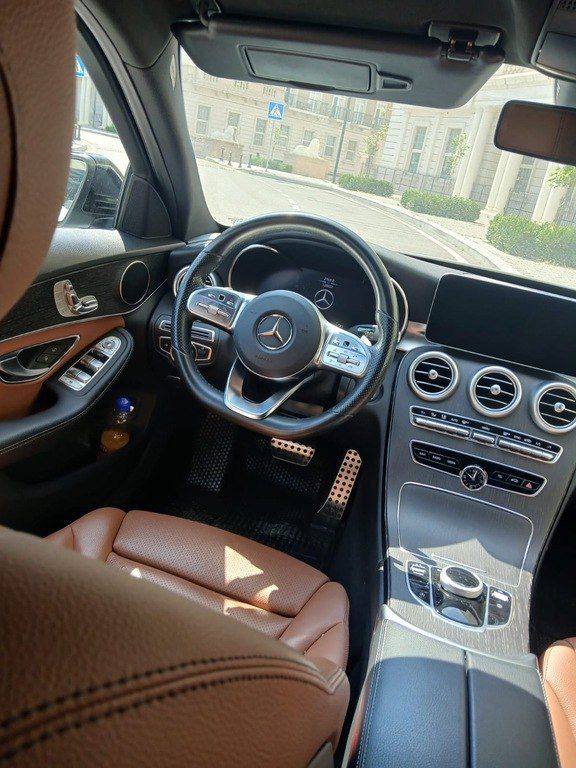 Mercedes C 300, 2.0 L, 2020 il, 138 000 km — Avtomobillər, Bakı (6)