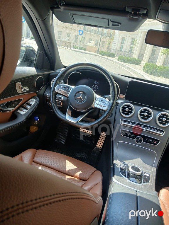 Mercedes C 300, 2.0 L, 2020 il, 138 000 km — Avtomobillər, Bakı (6)