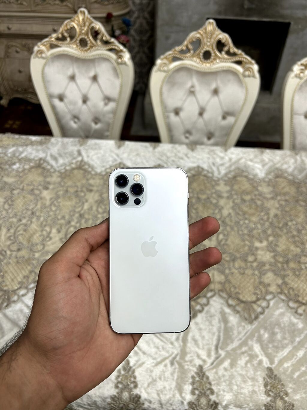 IPhone 12 Pro, 512 GB, Ağ, Barmaq izi, Face ID — Apple iPhone, Naxçıvan