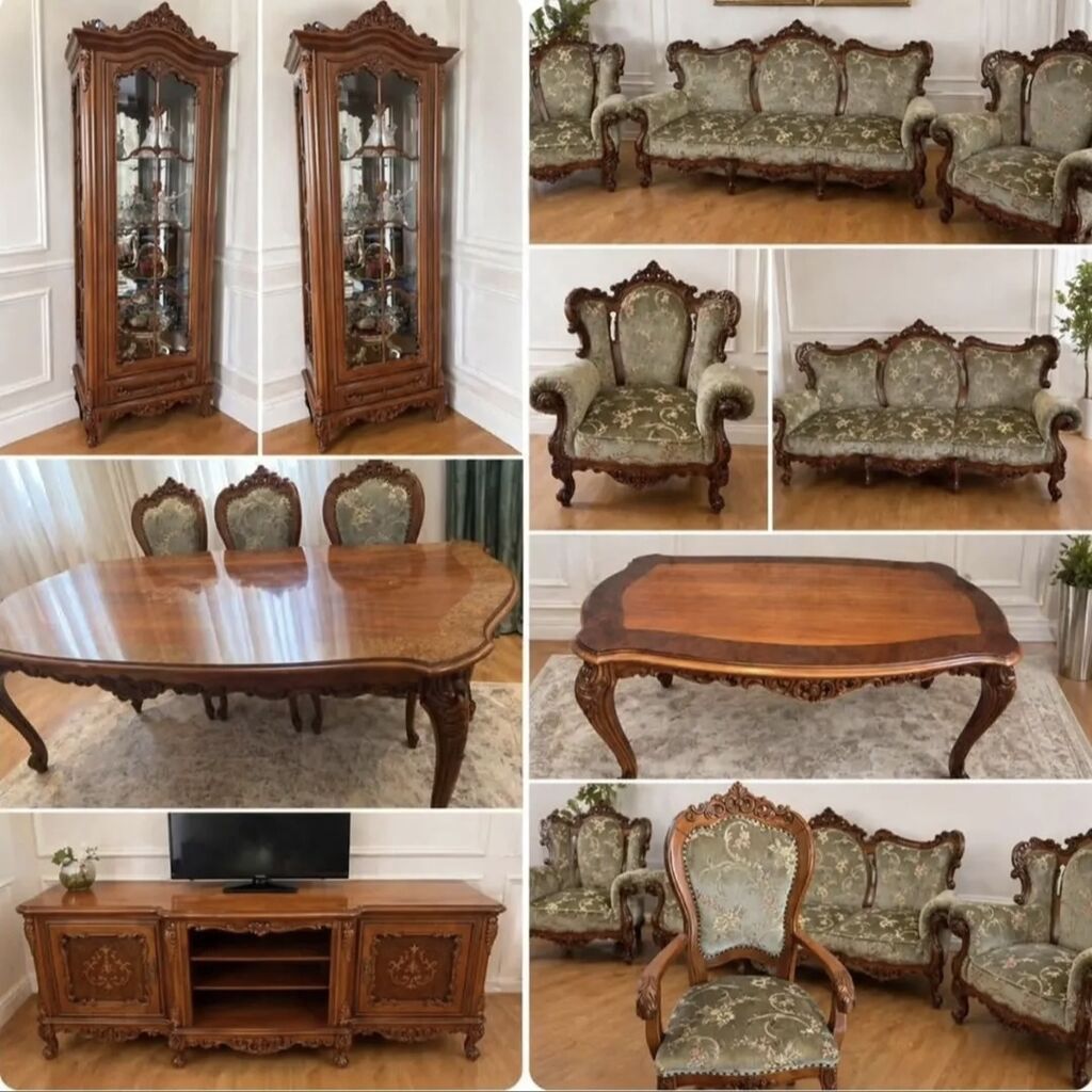 Kleopatra mebel dəsti qonaq otaqi.Rumuniya istehsali klassik — Mebel, Bakı (7)