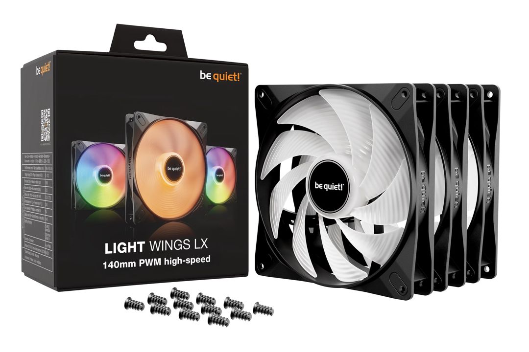 Case Fan Be Quiet BL130 LIGHT WINGS LX 3-PACK — Elektronika, Bakı