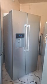 Midea side-by-side soyuducu - Rəng: gümüş (inox görünüşlü) - — Aylin — Soyuducular