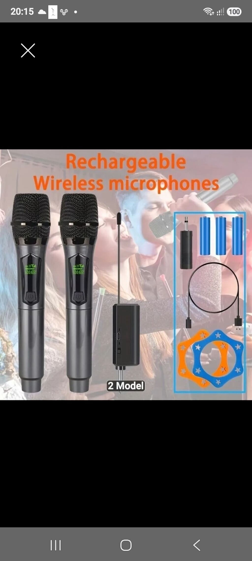 Yeni Simsiz (Bluetooth) Mikrofon Ödənişli çatdırılma — Elektronika, Mehdiabad