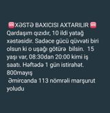 Xəstə baxıcısı tələb olunur - Yataq xəstəsi olan 15 yaşlı qız üçün — deaktivlərə də baxin