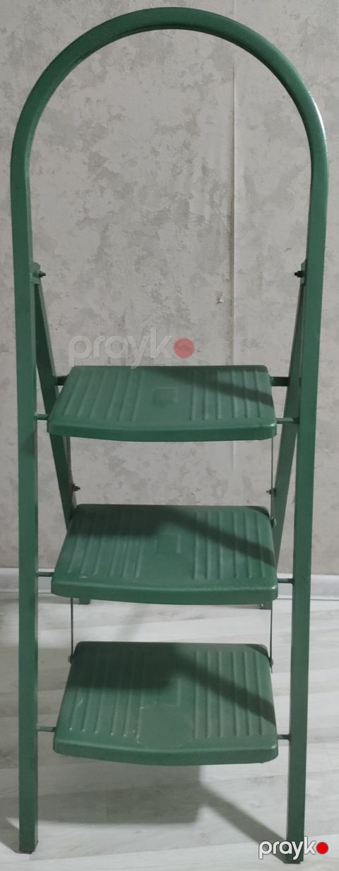 3 pilləli qatlanan nərdivan - Material: möhkəm metal karkas — Bakı