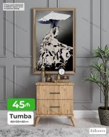 Tumba – 40×50×40 sm - Material: 18 mm laminat - Rəng seçimi: mümkündür — Mallar