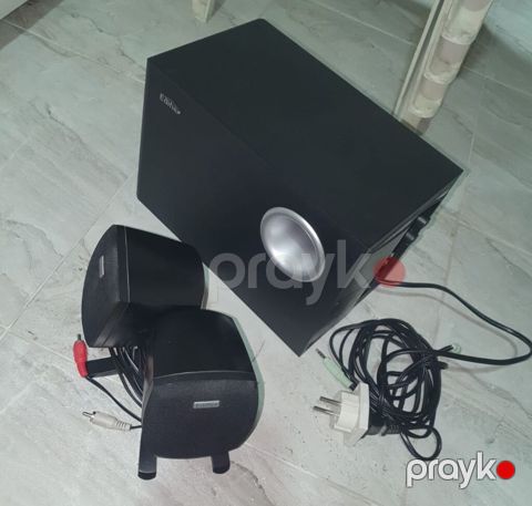 Edifier akustik sistemi — subwoofer və 2 satelit dinamiklər — Bakı