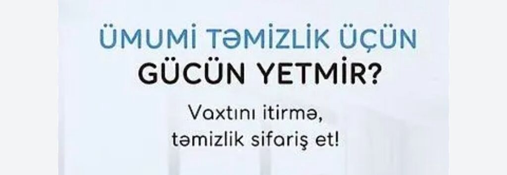 Təmizlik | Evlər | Ümumi təmizlik — Təmizlik, Bakı