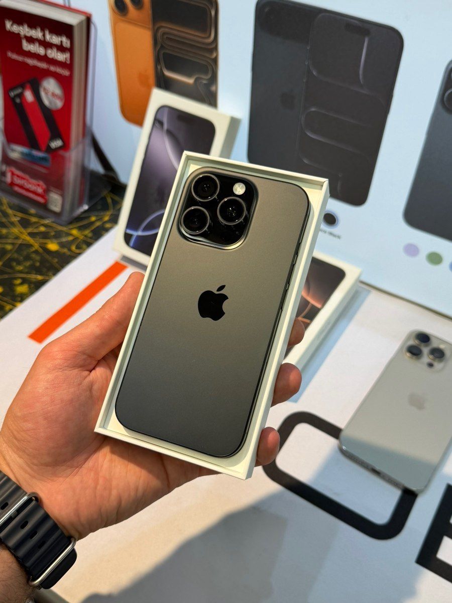 Apple iPhone 16 Pro Black Titanium 128GB/8GB — Mallar, Bakı