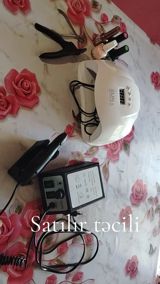 Manikür üçün peşəkar dəst Tərkib: - SUN UV/LED dırnaq lampası (taymer — Avadanlıq icarəsi