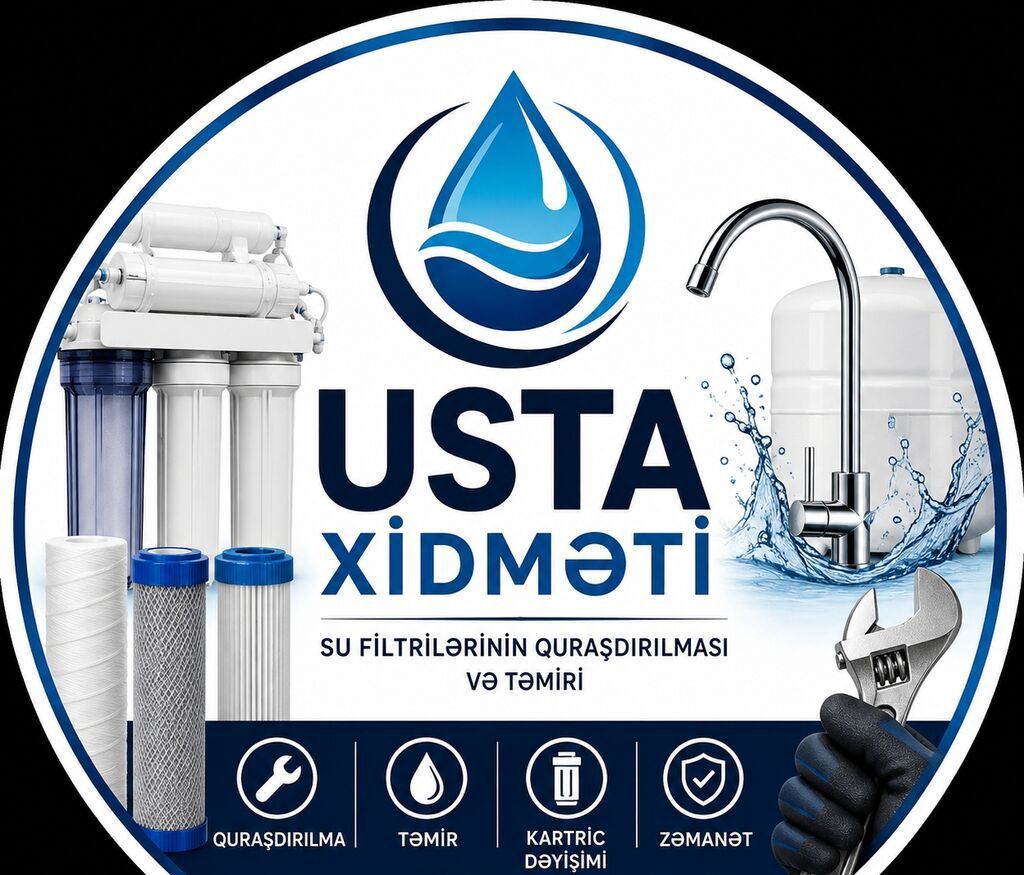 💧 SU FİLTRİ USTASI — QURAŞDIRILMA VƏ TƏMİR 🚰 Su filtrinizə peşəkar
