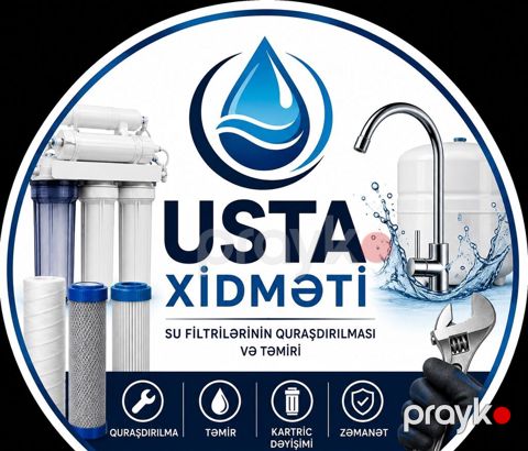 💧 SU FİLTRİ USTASI — QURAŞDIRILMA VƏ TƏMİR 🚰 Su filtrinizə peşəkar — Bakı