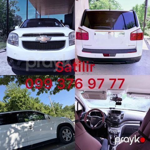 Chevrolet Orlando, ağ rəng, 7 yerlik ailə miniveni. - Geniş salon və