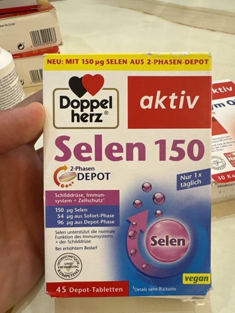 Doppelherz aktiv Selen 150 – 2-fazalı depot tabletlər, 45 tab — Bakı